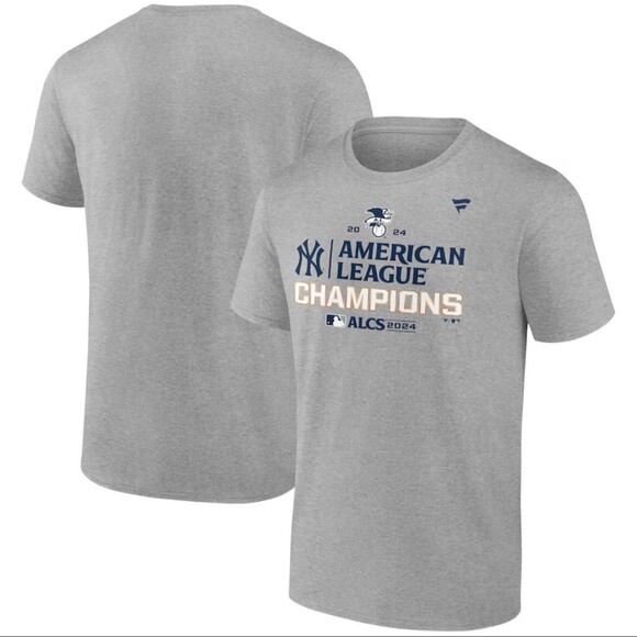 New York Yankees Fanatics 2024 American League Champions Locker Room T-Shirt - Picture 11 of 11